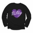Bulldogs Heart Back To School Spirit P Youth Long Sleeve Tee Bulldogs Heart Back To School Spirit P Youth Long Sleeve Tee