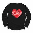 Bulldogs Heart Back To School Spirit R Youth Long Sleeve Tee Bulldogs Heart Back To School Spirit R Youth Long Sleeve Tee