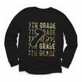 Camo Team Squad 7th Grade Back To School Kids Boys Youth Long Sleeve Tee Camo Team Squad 7th Grade Back To School Kids Boys Youth Long Sleeve Tee