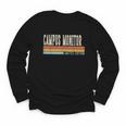 Campus Monitor Week Retro Vintage Back To School Day Youth Long Sleeve Tee