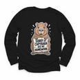 Capybara Ate My Homework Sorry Back To School Animal Youth Long Sleeve Tee