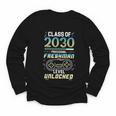 Class 2030 Gaming Freshman Level Unlocked Back To School Youth Long Sleeve Tee