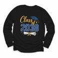 Class Of 2038 Grow With Me Kindergarten Back To School Youth Long Sleeve Tee