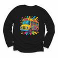 Colorful School Bus Driver Back To School Men Women Kids Youth Long Sleeve Tee Colorful School Bus Driver Back To School Men Women Kids Youth Long Sleeve Tee