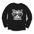 Too Cool For School Sunglasses First Day Back To School Youth Long Sleeve Tee Too Cool For School Sunglasses First Day Back To School Youth Long Sleeve Tee