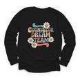 Counselor Dream Team Retro Back To School Counselor Squad Youth Long Sleeve Tee