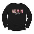 Cute Admin Squad Crew Team Back To School Administration Youth Long Sleeve Tee Cute Admin Squad Crew Team Back To School Administration Youth Long Sleeve Tee