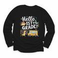 Cute Hello 1st Grade Dinosaur School Back To School Dino Bus Youth Long Sleeve Tee Cute Hello 1st Grade Dinosaur School Back To School Dino Bus Youth Long Sleeve Tee