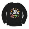 Cute Preschool Girl First Day Of School Back To School Youth Long Sleeve Tee