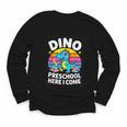 Dino Preschool Here I Come Cute Back To School Youth Long Sleeve Tee