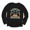 Elementary Level Unlocked Video Game Back To School Boys Youth Long Sleeve Tee Elementary Level Unlocked Video Game Back To School Boys Youth Long Sleeve Tee