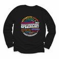 Family Engagement Specialist Appreciation Back To School Youth Long Sleeve Tee