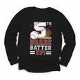 Fifth Grade Batter Up Baseball First Day Back To School Youth Long Sleeve Tee Fifth Grade Batter Up Baseball First Day Back To School Youth Long Sleeve Tee