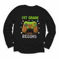 First Day Of 1st Grade Level Begins Back To School Boy Youth Long Sleeve Tee First Day Of 1st Grade Level Begins Back To School Boy Youth Long Sleeve Tee