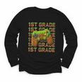 First Day Of 1st Grade Level Begins Back To School Girl Boy Youth Long Sleeve Tee First Day Of 1st Grade Level Begins Back To School Girl Boy Youth Long Sleeve Tee