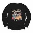 First Day Already Sloth Alarm Clock Back To School Youth Long Sleeve Tee First Day Already Sloth Alarm Clock Back To School Youth Long Sleeve Tee
