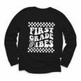 First Day Of First Grade Vibes Girls Back To School Boys Youth Long Sleeve Tee First Day Of First Grade Vibes Girls Back To School Boys Youth Long Sleeve Tee