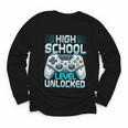 First Day Of High School Level Unlocked Back To School Gamer Youth Long Sleeve Tee First Day Of High School Level Unlocked Back To School Gamer Youth Long Sleeve Tee