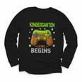 First Day Of Kindergarten Level Begins Back To School Youth Long Sleeve Tee First Day Of Kindergarten Level Begins Back To School Youth Long Sleeve Tee