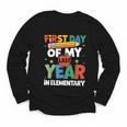 First Day Of My Last Year In Elementary Back To School Youth Long Sleeve Tee First Day Of My Last Year In Elementary Back To School Youth Long Sleeve Tee
