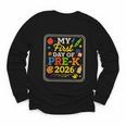 My First Day Of Pre-K 2026 Back To School Kids Youth Long Sleeve Tee