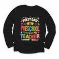First Day Of Preschool Pre K Student Toddler Back To School Youth Long Sleeve Tee
