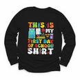 First Day Of School Shirt Boys Girls Back To School Youth Long Sleeve Tee