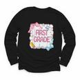 First Grade Back To School Girls Kids Coquette Bows Retro Youth Long Sleeve Tee First Grade Back To School Girls Kids Coquette Bows Retro Youth Long Sleeve Tee