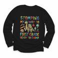 First Grade Graduation Dinosaur Dino Back To School Student Youth Long Sleeve Tee