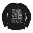 Fourth 4th Grade Typography Back To School Youth Long Sleeve Tee Fourth 4th Grade Typography Back To School Youth Long Sleeve Tee