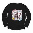 Fourth Grade Back To School For Girls Pink Notebook Youth Long Sleeve Tee Fourth Grade Back To School For Girls Pink Notebook Youth Long Sleeve Tee
