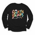 Fourth Grade Vibes 4th Grade Team Groovy Back To School Youth Long Sleeve Tee Fourth Grade Vibes 4th Grade Team Groovy Back To School Youth Long Sleeve Tee