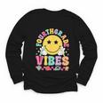 Fourth Grade Vibes Smile Face Back To School Boys Girls Kids Youth Long Sleeve Tee Fourth Grade Vibes Smile Face Back To School Boys Girls Kids Youth Long Sleeve Tee