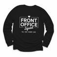 Front Office Squad Back To School Staff Appreciation Youth Long Sleeve Tee