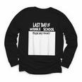 Fun Last Day Of School Sign My Shirt Back To School Cool Youth Long Sleeve Tee Fun Last Day Of School Sign My Shirt Back To School Cool Youth Long Sleeve Tee