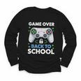 Game Over Back To School Kids First Day School Youth Long Sleeve Tee Game Over Back To School Kids First Day School Youth Long Sleeve Tee