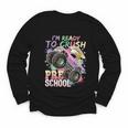 Girls Monster Trucks Ready To Crush Preschool Back To School Youth Long Sleeve Tee Girls Monster Trucks Ready To Crush Preschool Back To School Youth Long Sleeve Tee