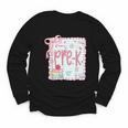 Girls Pre-K Coquette Bow Pink Preppy Back To School Youth Long Sleeve Tee Girls Pre-K Coquette Bow Pink Preppy Back To School Youth Long Sleeve Tee