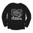 Go Cheer Raiders High School Spirit Fan Team Back To School Youth Long Sleeve Tee