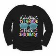 Goodbye 1st Grade Hello 2nd Grade Graduation Back To School Youth Long Sleeve Tee