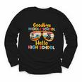 Goodbye Middle School Hello High School Back To School Youth Long Sleeve Tee Goodbye Middle School Hello High School Back To School Youth Long Sleeve Tee