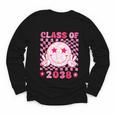Groovy Class Of 2038 Grow With Me Smile Face Back To School Youth Long Sleeve Tee Groovy Class Of 2038 Grow With Me Smile Face Back To School Youth Long Sleeve Tee