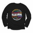 Groovy College Advisor Appreciation Week Back To School Youth Long Sleeve Tee Groovy College Advisor Appreciation Week Back To School Youth Long Sleeve Tee