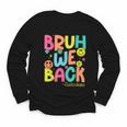 Groovy Custodian Bruh We Back To School Janitor Retro Youth Long Sleeve Tee Groovy Custodian Bruh We Back To School Janitor Retro Youth Long Sleeve Tee