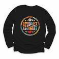 Groovy Student Advocate Appreciation Back To School Youth Long Sleeve Tee Groovy Student Advocate Appreciation Back To School Youth Long Sleeve Tee