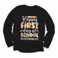Happy First Day Of School Custodian Life Back To School Youth Long Sleeve Tee Happy First Day Of School Custodian Life Back To School Youth Long Sleeve Tee