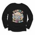 Howdy Fourth Grade Cowgirl Western 4th Grade Back To School Youth Long Sleeve Tee