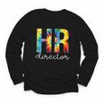 HR Director For Work Tie Dye Back To School Appreciation Day Youth Long Sleeve Tee HR Director For Work Tie Dye Back To School Appreciation Day Youth Long Sleeve Tee