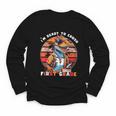 I'm Ready To Crush First Grade DinosaurRex Back To School Youth Long Sleeve Tee I'm Ready To Crush First Grade DinosaurRex Back To School Youth Long Sleeve Tee