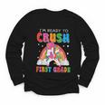 I'm Ready To Crush First Grade Unicorn Back To School Girls Youth Long Sleeve Tee I'm Ready To Crush First Grade Unicorn Back To School Girls Youth Long Sleeve Tee